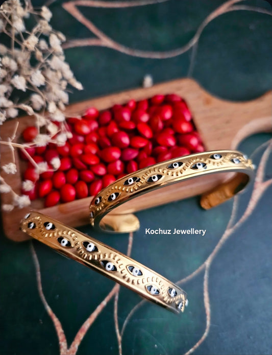 BANG1357 - Anti Tarnish Bangles(Evil Eye)