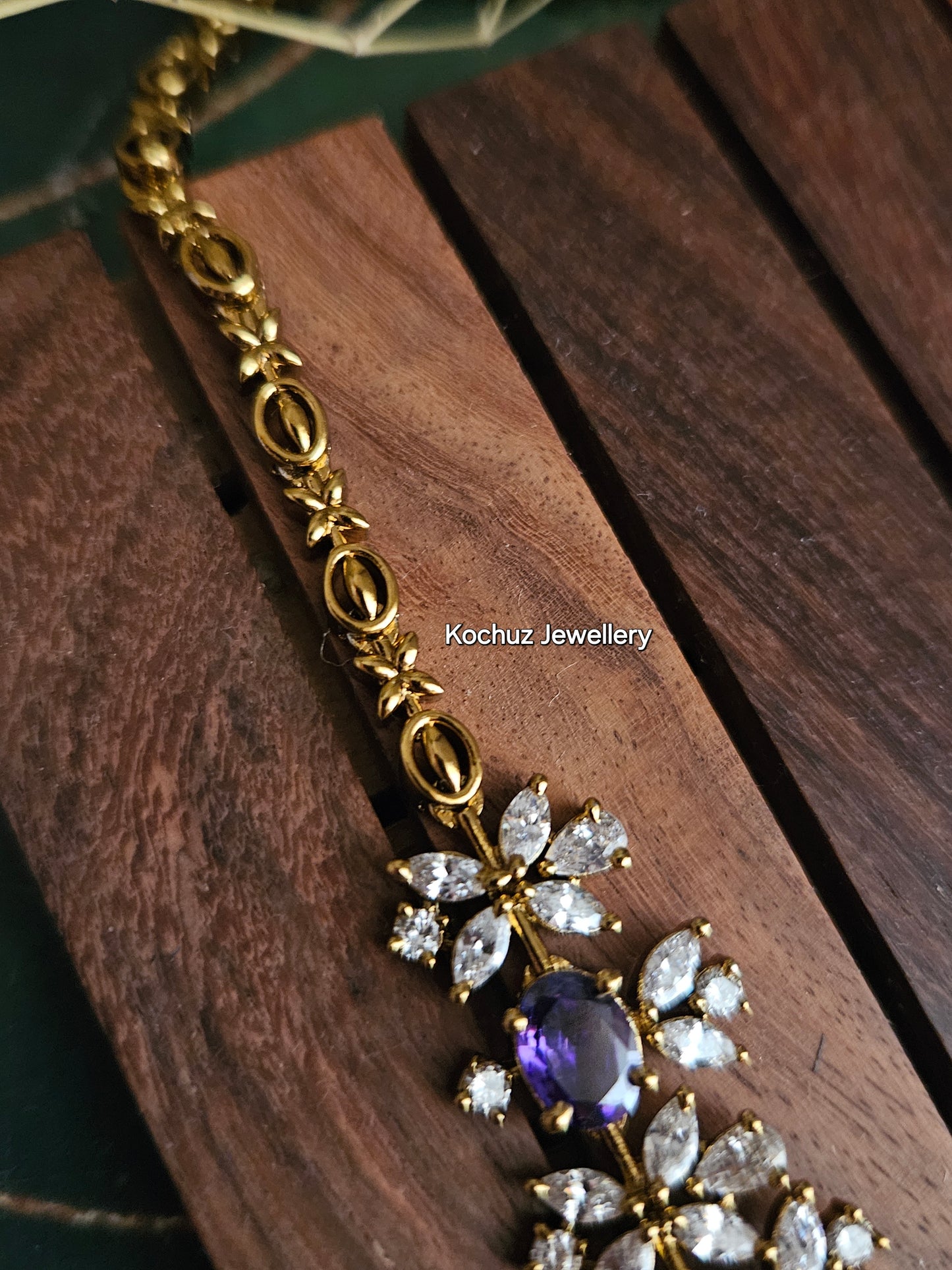 NECK1181 - Zircon Stone Neckpiece