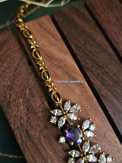 NECK1181 - Zircon Stone Neckpiece