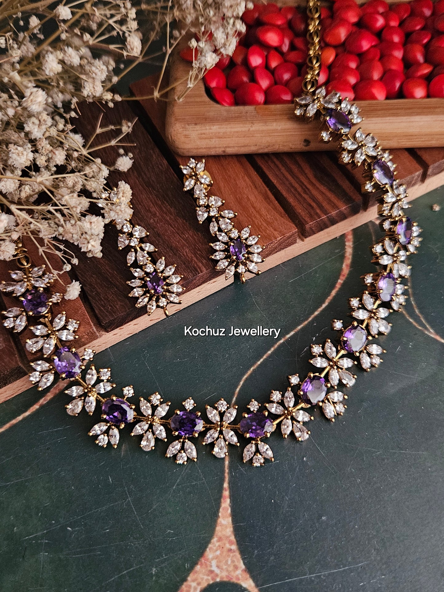 NECK1181 - Zircon Stone Neckpiece