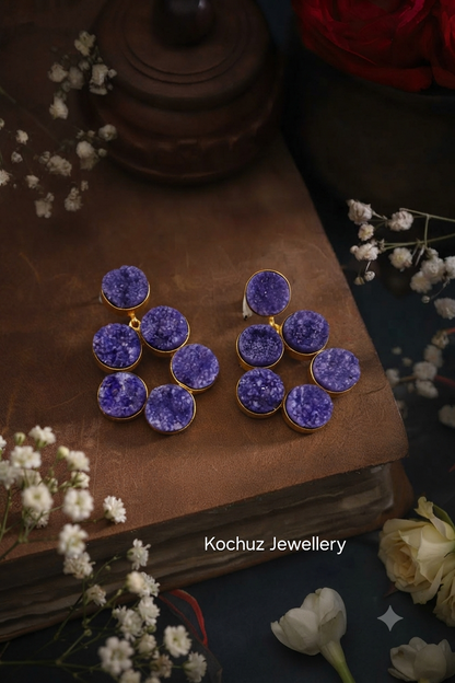 EAR1061 - Druzy Earrings