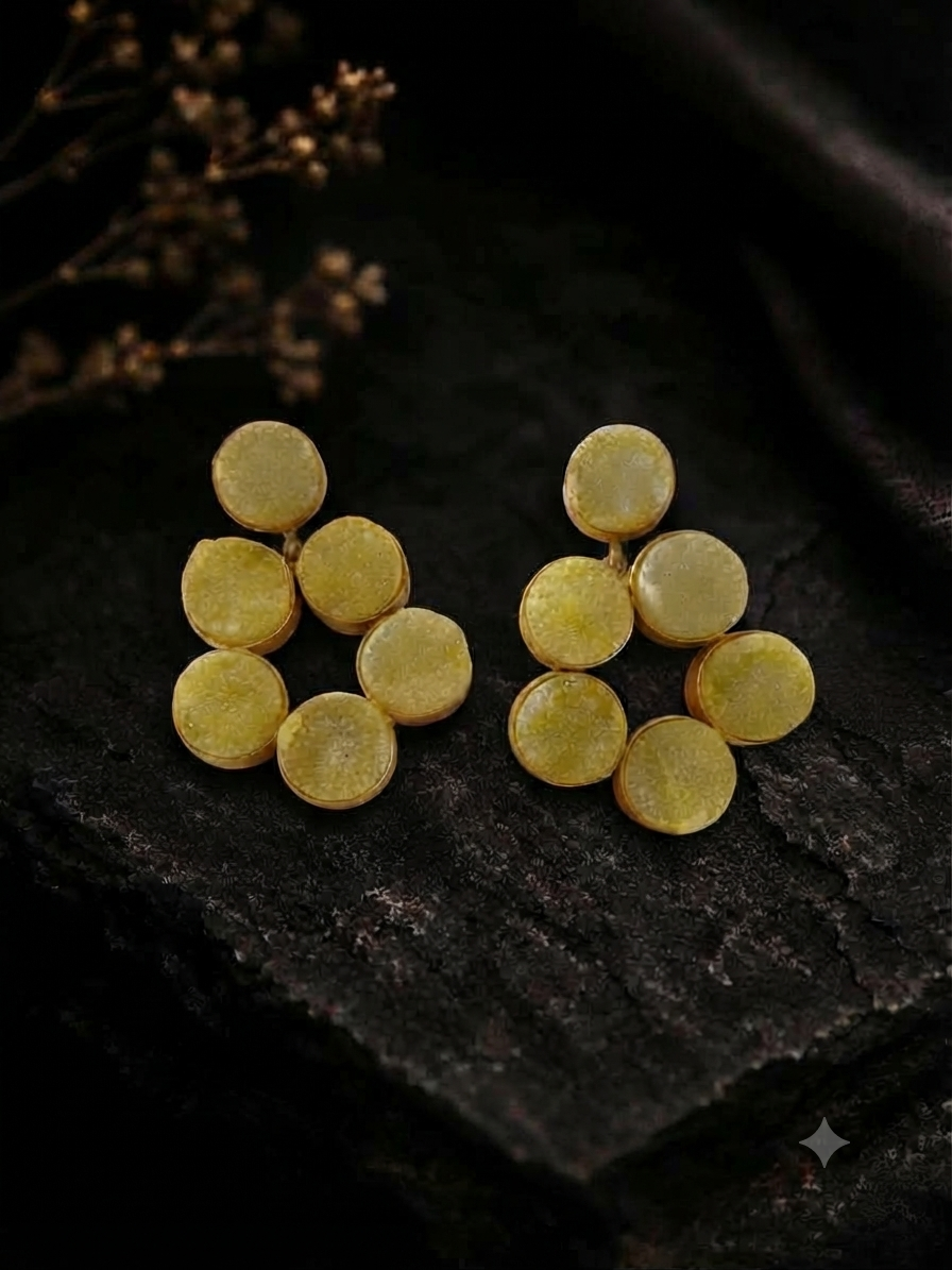 EAR1061 - Druzy Earrings