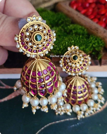 EAR1196 - Traditional Statement Jhumka